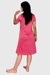 Sweetmoon Long T Shirt Nightdress - Pink — thumbnail 2